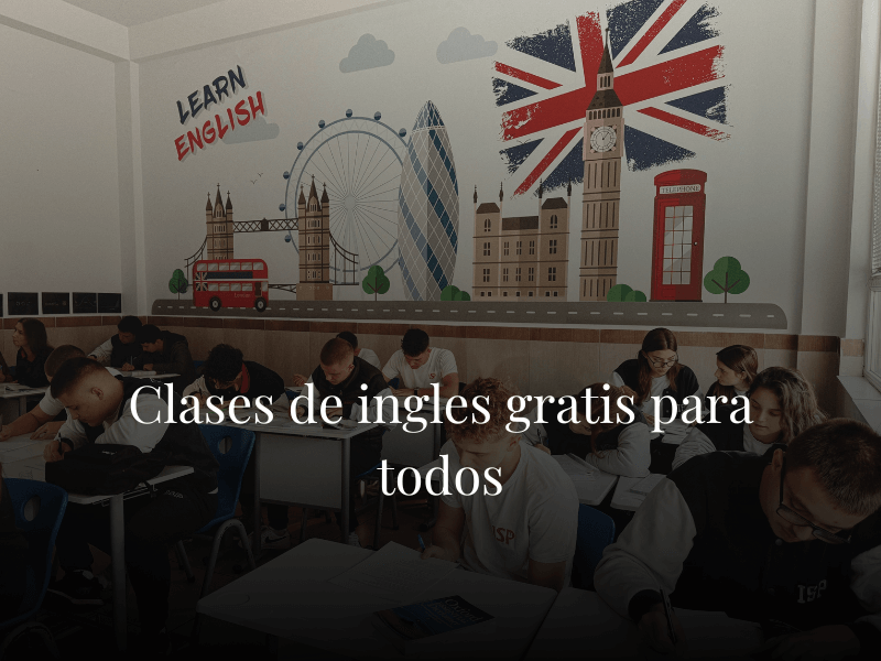Clases de ingles gratis para todos